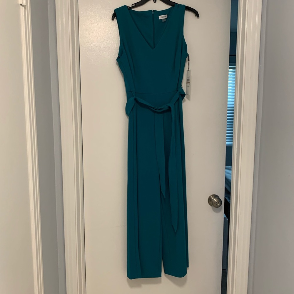 Calvin Klein Jumpsuit Size 12 Green
